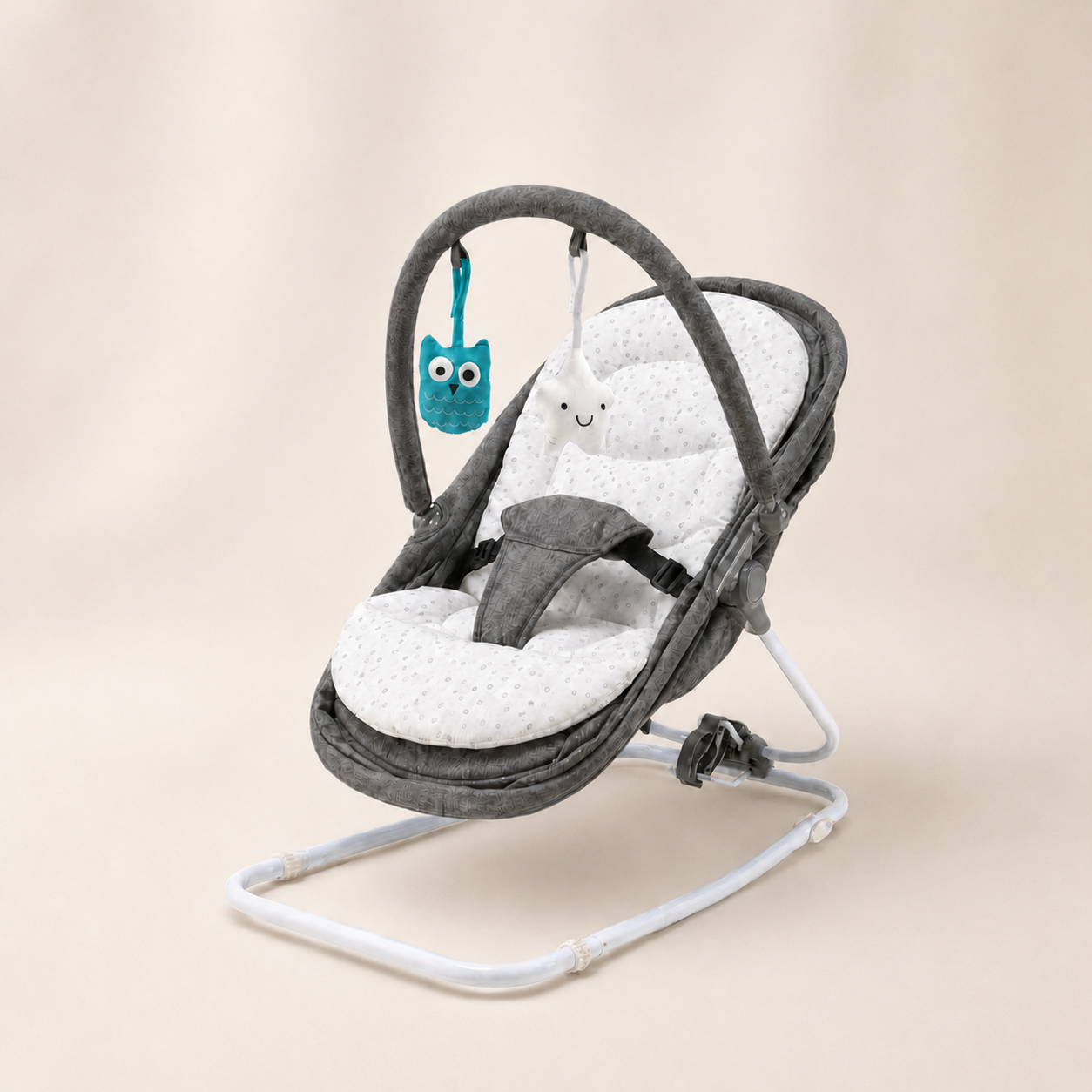 Babywip 2-in-1 Grijs