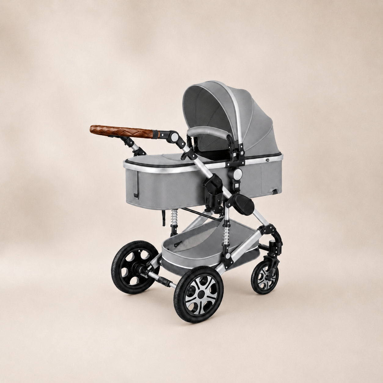 Luxe 3-in-1 Kinderwagen Grijs - kinderwagen modus