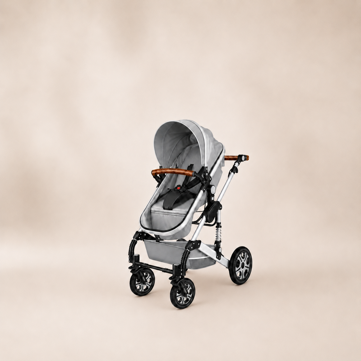 Luxe 3-in-1 Kinderwagen Grijs - wandelwagen modus
