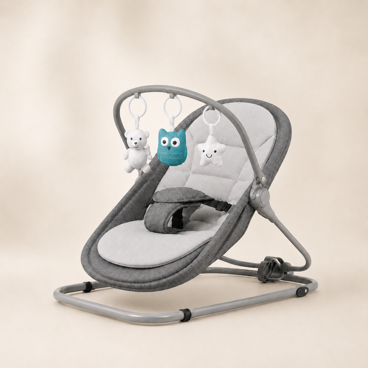 Babywip 3-in-1 Grijs - zonder zonnekap
