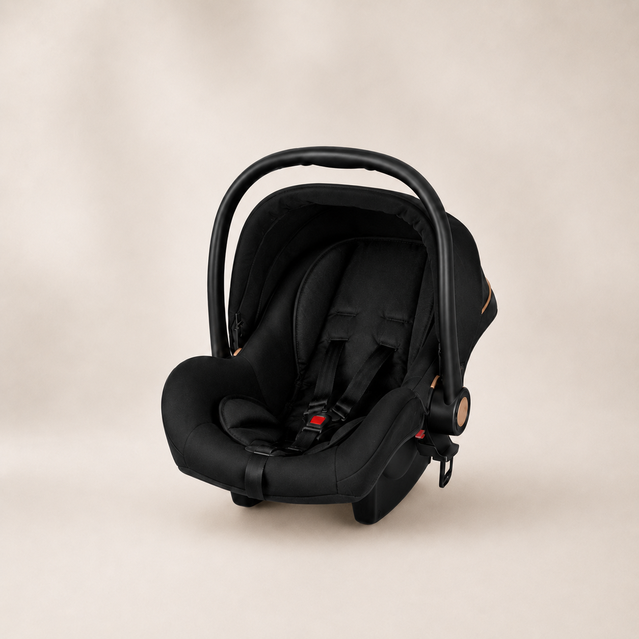 Luxe 3-in-1 Kinderwagen Zwart/Koper - autostoel
