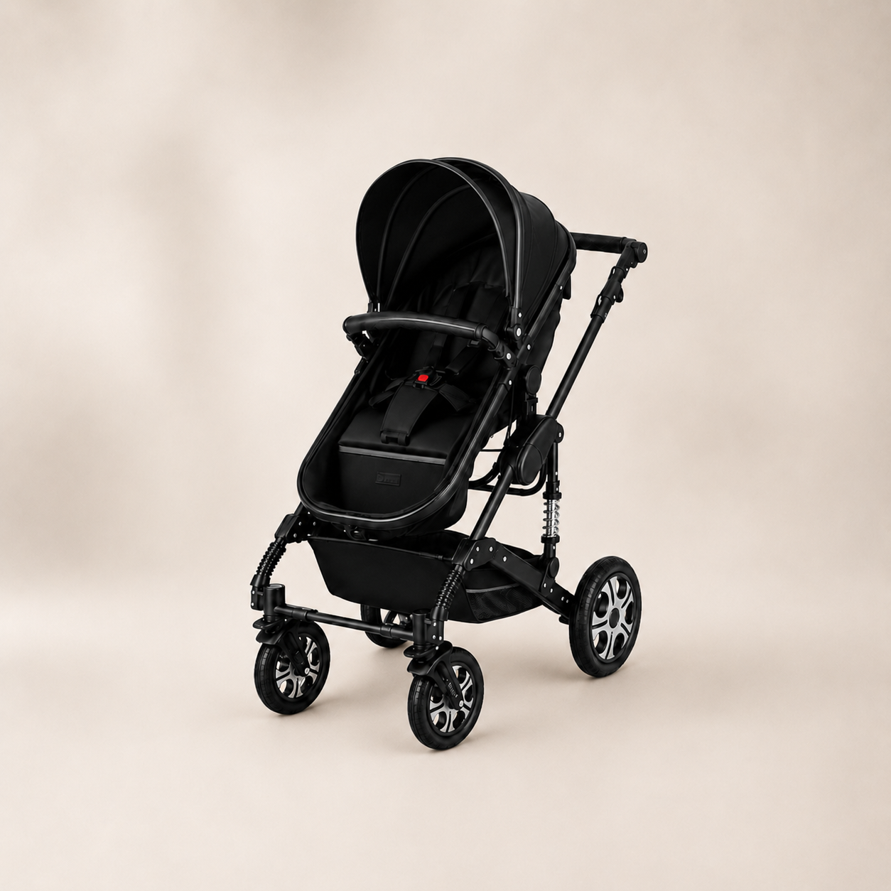 Luxe 3-in-1 Kinderwagen Zwart - wandelwagen modus