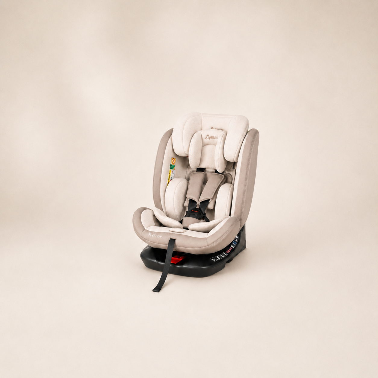 Autostoel Beige - schuine weergave
