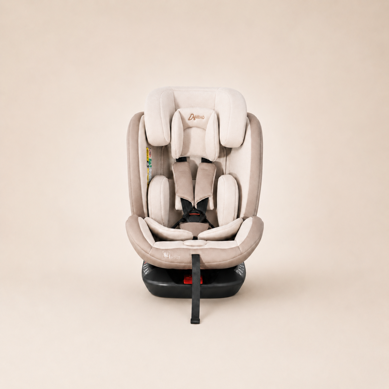 360 graden i-Size Isofix Autostoel Beige