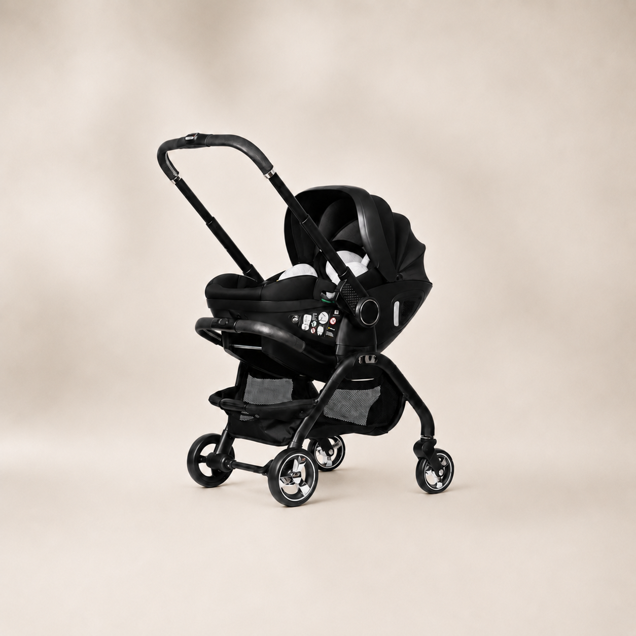 3-in-1 Kinderwagen Travel System - zijkant